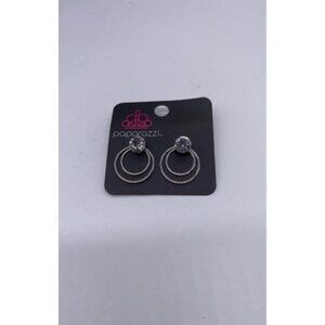 Word Gets Around - White Post Earrings‎ - item 112